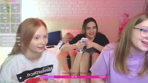 Snapshot of _ramune_ chatting on February 2025 05:41:01 AM Merlizz Eva Jane Mila Nicole  left to right  online show from February 2025 05:41:01 AM