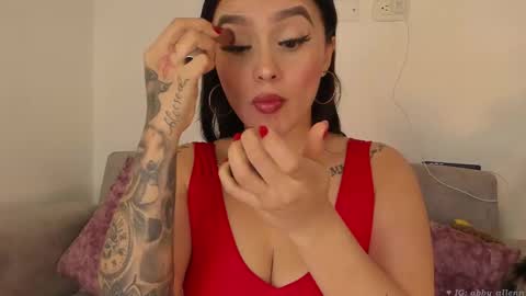 Snapshot of abbey_allen chatting on February 2025 11:43:01 PM Abbey  IG abby allenn  04 December Online at  I will be on vacation dont forget me  See you soon   online show from February 2025 11:43:01 PM
