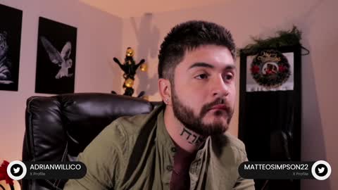 Snapshot of adrianwilliams_ chatting on January 2025 11:12:01 PM Adrian Williams online show from January 2025 11:12:01 PM