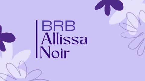 Snapshot of allissa_noir chatting on June 2026 02:20:01 AM Allissa online show from June 2026 02:20:01 AM