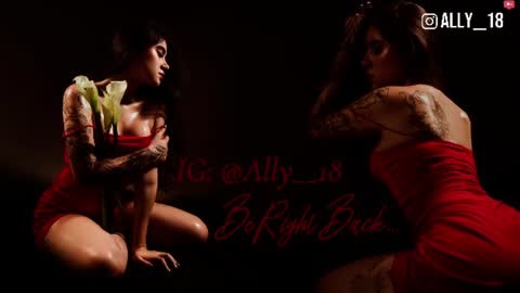 Snapshot of ally_addams chatting on July 2026 07:23:02 AM Ally online show from July 2026 07:23:02 AM