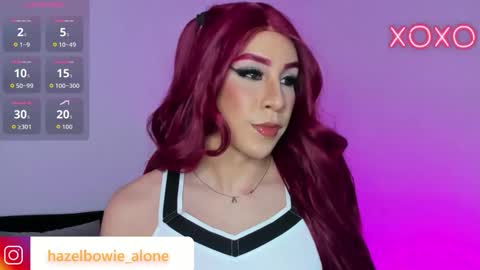 Hazel Bowie online show from October 2025 04:24:02 AM