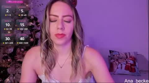 Snapshot of ana_becker1 chatting on December 2024 08:49:01 AM Ana online show from December 2024 08:49:01 AM