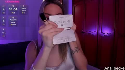 Snapshot of ana_becker1 chatting on January 2025 07:25:01 AM Ana online show from January 2025 07:25:01 AM