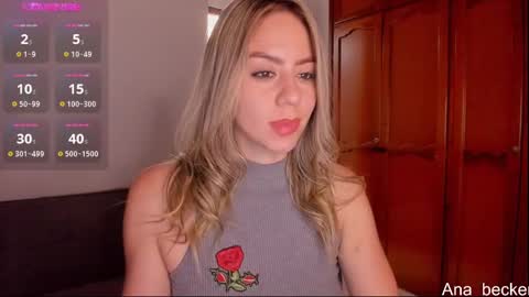 Snapshot of ana_becker1 chatting on January 2025 09:30:02 AM Ana online show from January 2025 09:30:02 AM