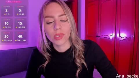 Snapshot of ana_becker1 chatting on January 2025 10:29:02 AM Ana online show from January 2025 10:29:02 AM