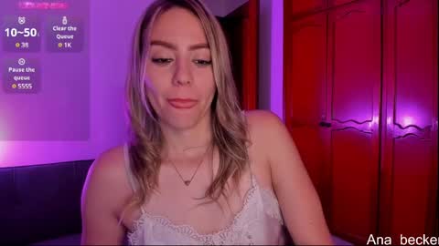 Snapshot of ana_becker1 chatting on February 2025 10:10:02 AM Ana online show from February 2025 10:10:02 AM