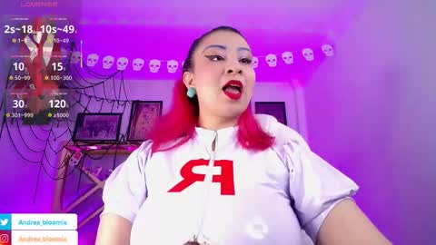 Andrea Bloomix online show from October 2025 01:18:01 PM