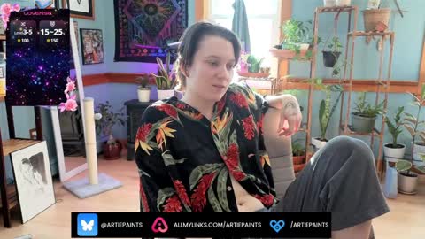 Artie Paints online show from December 2024 03:39:01 PM