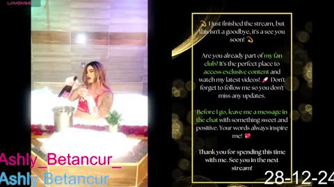 Snapshot of ashlybetancurxxx chatting on December 2024 06:06:01 AM Ashly Betancur  online show from December 2024 06:06:01 AM