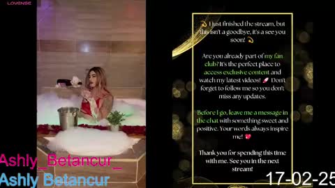Snapshot of ashlybetancurxxx chatting on February 2025 05:47:01 AM Ashly Betancur  online show from February 2025 05:47:01 AM