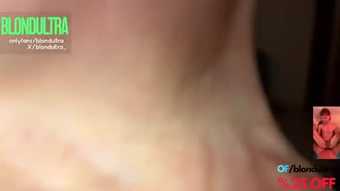 Snapshot of blondultra chatting on July 2026 05:59:01 PM blondultra online show from July 2026 05:59:01 PM