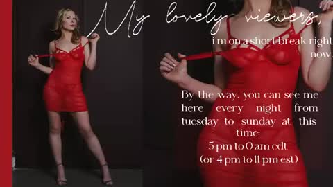 Julia online show from August 2026 08:58:01 PM