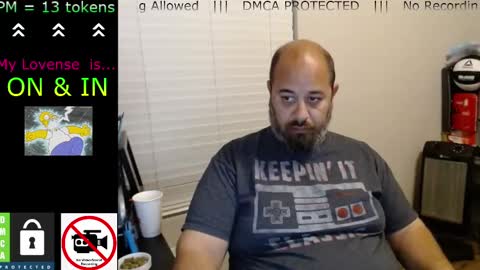 Snapshot of chunkymonkey420 chatting on February 2025 02:36:02 AM Spencer Smokey Bear online show from February 2025 02:36:02 AM