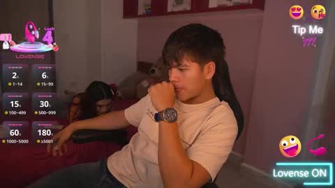 Snapshot of couplevibesx chatting on February 2026 07:54:02 PM Camila Thomas online show from February 2026 07:54:02 PM