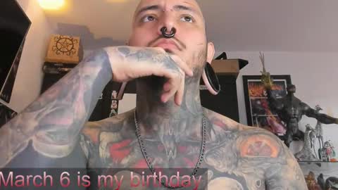 Snapshot of death_ink666 chatting on March 2025 04:03:02 PM online show from March 2025 04:03:02 PM