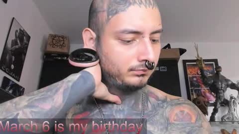 Snapshot of death_ink666 chatting on March 2025 06:18:01 PM online show from March 2025 06:18:01 PM