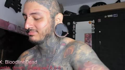 Snapshot of death_ink666 chatting on March 2025 05:43:02 PM online show from March 2025 05:43:02 PM