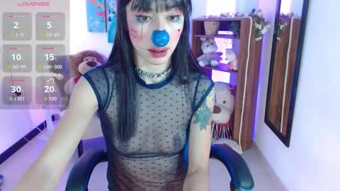 Snapshot of dolceclown66 chatting on February 2026 12:06:02 PM Fiorella Clown online show from February 2026 12:06:02 PM