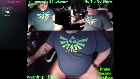 Drake D Vamp aka Drake DarkRose online show from January 2025 06:49:02 AM