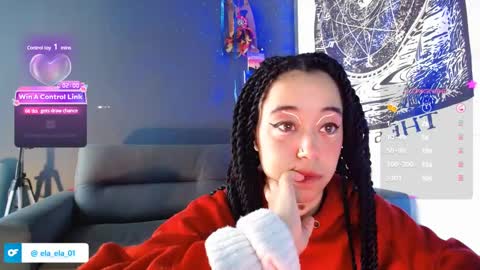 Snapshot of ela_0 chatting on January 2025 12:23:01 PM Ela  Help me reach 100 thumbs up online show from January 2025 12:23:01 PM