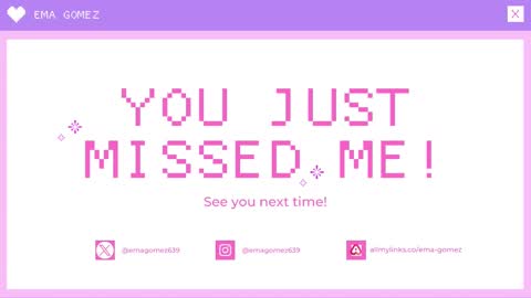 Ema gomez online show from March 2025 08:41:02 PM