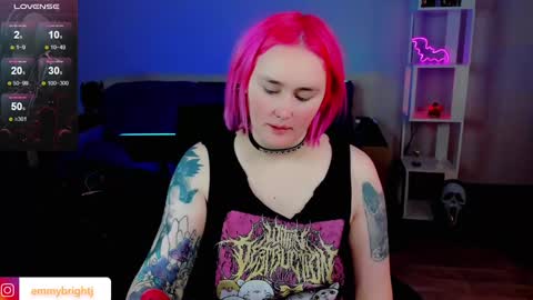 Snapshot of emmybrightj_ chatting on February 2025 04:46:02 AM Emmy Bright     50  online show from February 2025 04:46:02 AM