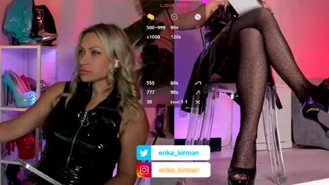 Snapshot of erika_kirman chatting on May 2026 12:02:01 PM Erika online show from May 2026 12:02:01 PM