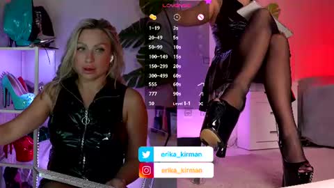 Snapshot of erika_kirman chatting on June 2026 10:24:02 AM Erika online show from June 2026 10:24:02 AM