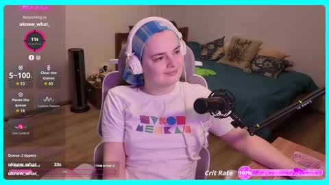 Snapshot of eva_katt chatting on June 2026 02:19:02 PM Gamer Katt online show from June 2026 02:19:02 PM