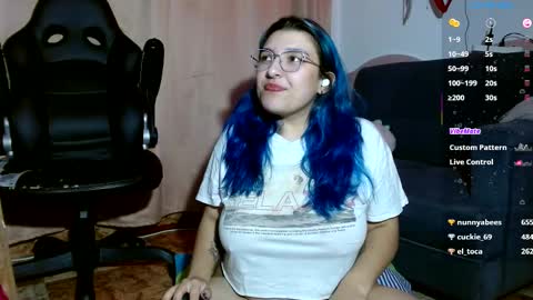 Snapshot of evethereal chatting on February 2025 09:11:02 AM Blue Eva. online show from February 2025 09:11:02 AM