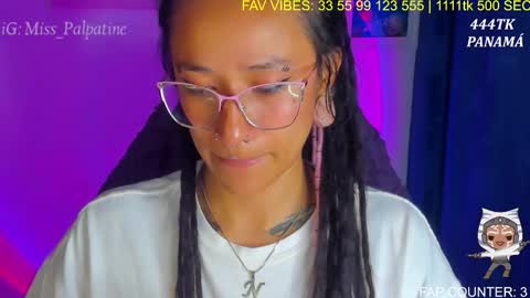 Snapshot of evil_miss_palpatin chatting on January 2026 12:59:01 AM Lucia Ilich.... IG miss palpatine NEXT SHOW 200724 online show from January 2026 12:59:01 AM