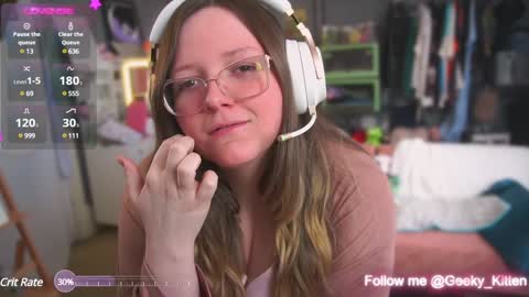 Snapshot of geeky_kitten chatting on January 2025 04:13:02 PM Geeky Kitten Leina -  online show from January 2025 04:13:02 PM