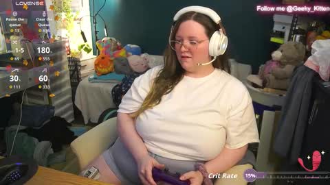Snapshot of geeky_kitten chatting on October 2025 02:19:01 AM Geeky Kitten Leina -  online show from October 2025 02:19:01 AM