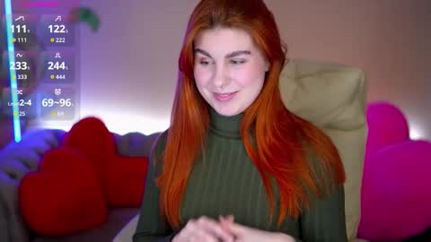 Snapshot of gingerrpink chatting on February 2026 07:36:02 PM Ginger Pink online show from February 2026 07:36:02 PM