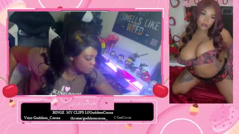 Snapshot of goddesscocoaa chatting on January 2026 07:56:02 AM Goddess Cocoa online show from January 2026 07:56:02 AM