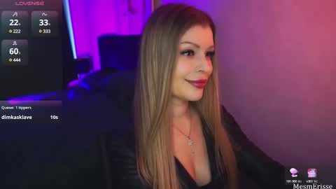 MesmErisse online show from February 2025 01:01:01 PM