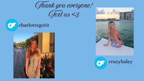 Snapshot of haleycrazy chatting on October 2025 02:53:01 AM Haley online show from October 2025 02:53:01 AM