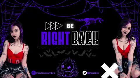 Snapshot of inarafoxxx chatting on September 2025 03:27:02 AM Inarafoxx online show from September 2025 03:27:02 AM