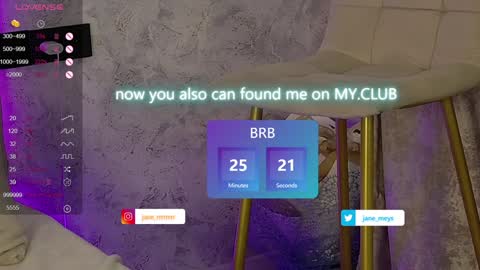 Snapshot of jane_meys chatting on January 2025 08:07:02 AM your kitty JANE roawww online show from January 2025 08:07:02 AM