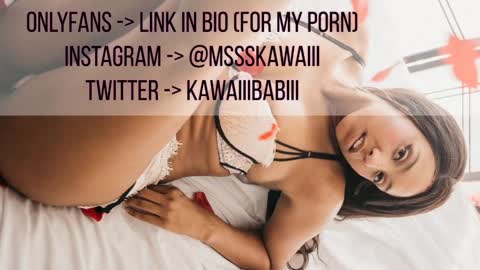 Snapshot of kawaiiibabiii chatting on January 2025 04:06:02 AM Miss Kawaiii online show from January 2025 04:06:02 AM