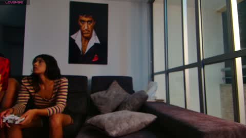 Snapshot of latin_couple77 chatting on January 2025 08:18:02 AM Sara y Andy online show from January 2025 08:18:02 AM