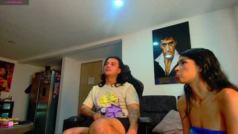 Snapshot of latin_couple77 chatting on January 2025 08:32:02 AM Sara y Andy online show from January 2025 08:32:02 AM