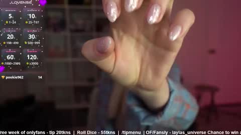 Layla Universe online show from March 2026 05:02:01 AM