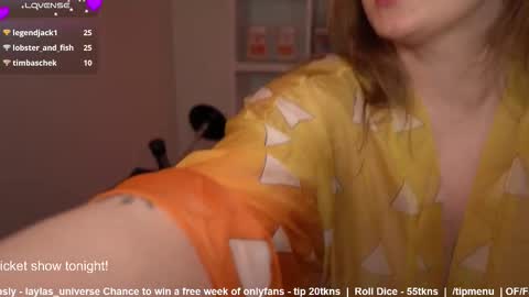 Layla Universe online show from March 2026 03:01:01 AM