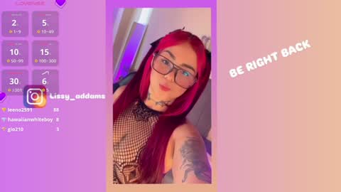 Lissy online show from January 2025 09:29:02 PM