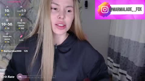 Marmalade Fox online show from April 2026 05:29:01 PM