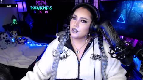 Snapshot of metalpocahotass chatting on December 2024 05:23:01 AM MetalPocahotass online show from December 2024 05:23:01 AM