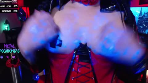 Snapshot of metalpocahotass chatting on January 2025 06:15:02 AM MetalPocahotass online show from January 2025 06:15:02 AM