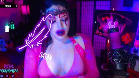 Snapshot of metalpocahotass chatting on February 2025 03:00:02 AM MetalPocahotass online show from February 2025 03:00:02 AM